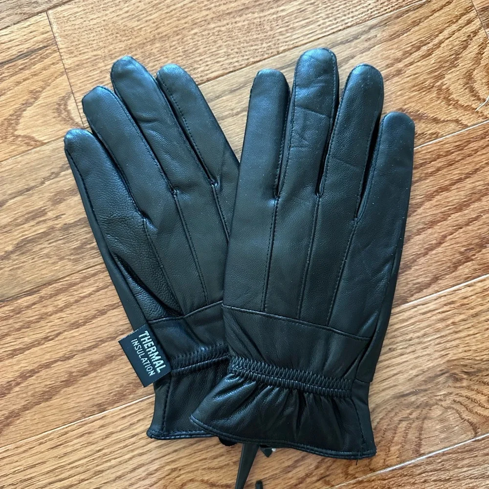 New Alpine Swiss Women’s Dressy Gloves 100% Leather Thermal Insulation, Sz M.